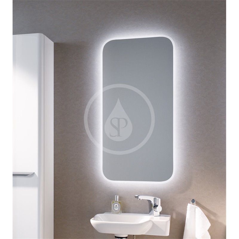 Geberit Zrkadlo s LED osvetlením a vyhrievaním, 400x800 mm myDay 824340000