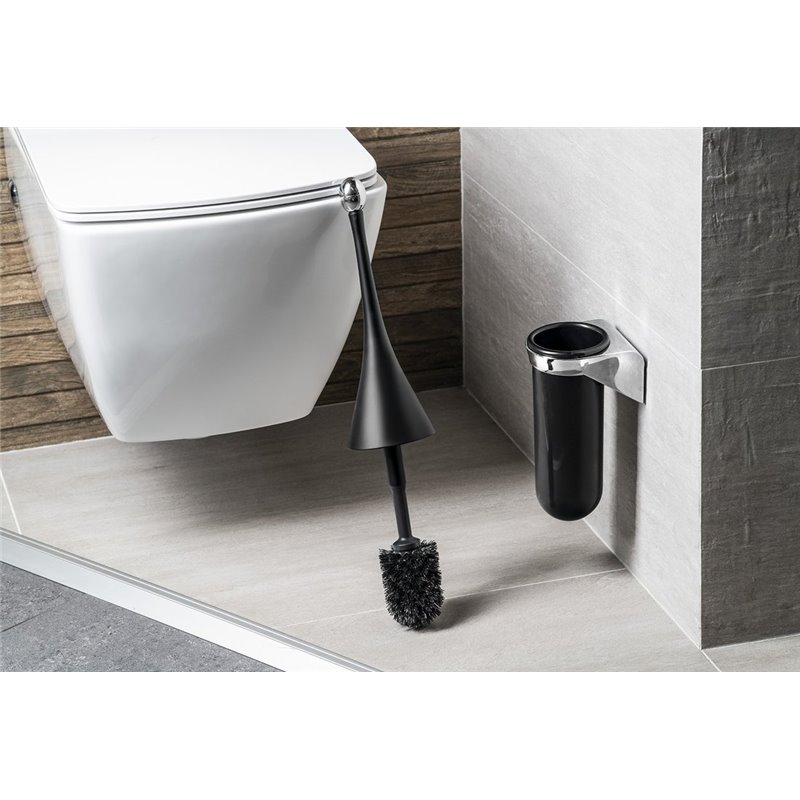 Sapho COLORED WC kefa závesná, ABS, čierna matná A65801NE