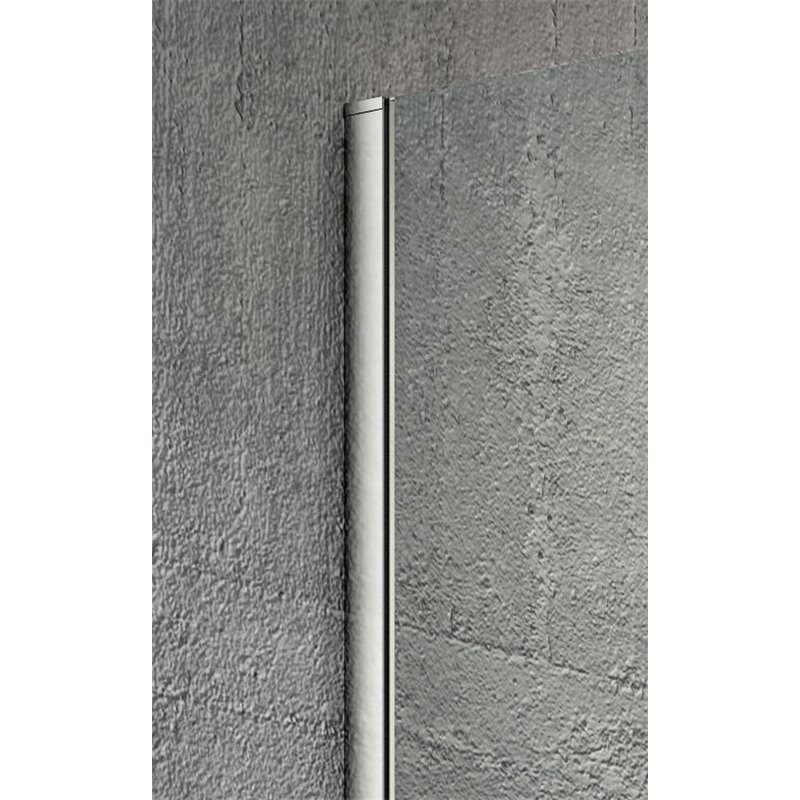 Gelco VARIO CHROME jednodílná zástěna k instalaci ke stěně, kouřové sklo, 1000 mm GX1310GX1010