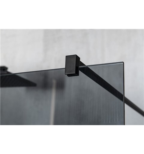 Gelco VARIO BLACK jednodílná zástěna k instalaci ke stěně, kouřové sklo, 1100 mm GX1311GX1014