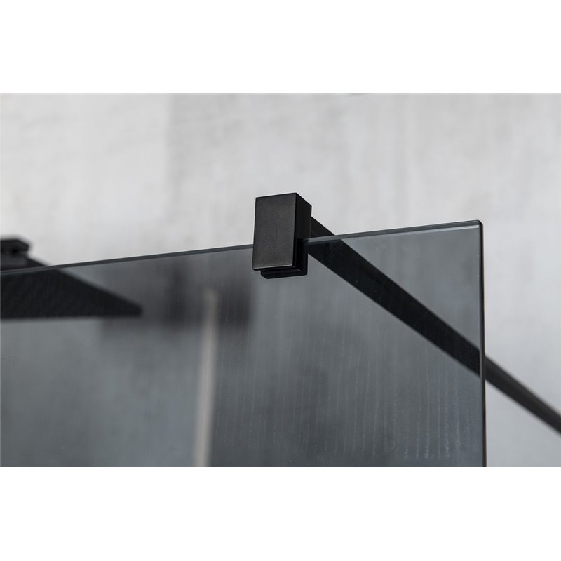 Gelco VARIO BLACK jednodílná zástěna k instalaci ke stěně, matné sklo, 1200 mm GX1412GX1014