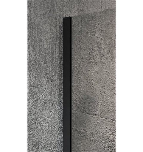 Gelco VARIO BLACK jednodílná zástěna k instalaci ke stěně, čiré sklo, 900 mm GX1290GX1014