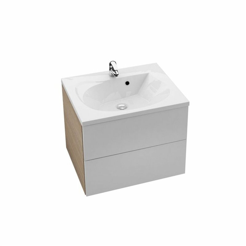 Ravak Kúpeľňová skrinka pod umývadlo Ravak Rosa 76x49 cm cappuccino/biela X000001295