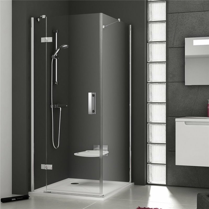 Ravak Bočná zástena k sprchovacím dverám 80x190 cm pravá Ravak Smartline chróm lesklý 9SP40A00Z1