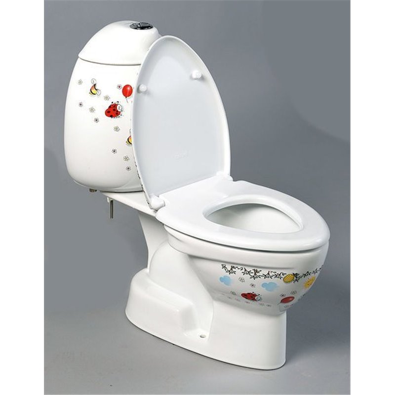 Sapho KID detské WC kombi vr.nádržky, zadný odpad, farebná potlač CK311.400.0F.SET