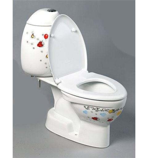 Sapho KID detské WC kombi vr.nádržky, zadný odpad, farebná potlač CK311.400.0F.SET