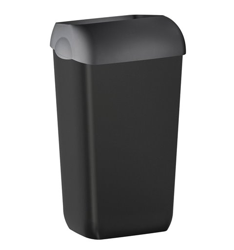 Sapho Odpadkový koš závesný 23l, ABS čierna mat A74201NE