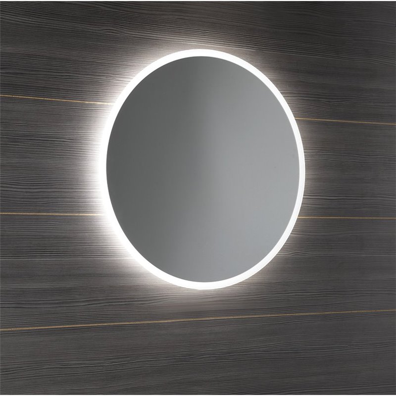 Sapho VISO LED podsvietené guľaté zrkadlo, priemer 60cm VS060