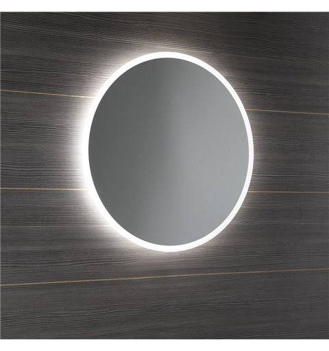 Sapho VISO LED podsvietené guľaté zrkadlo, priemer 60cm VS060