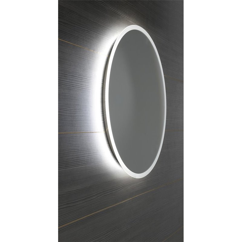 Sapho VISO LED podsvietené guľaté zrkadlo, priemer 70cm VS070