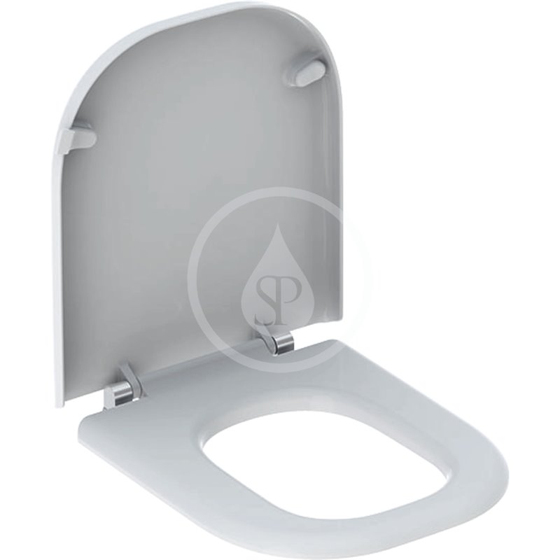 Geberit Bezbariérové WC sedadlo Square, duroplast, biela Selnova Comfort 500.793.01.1
