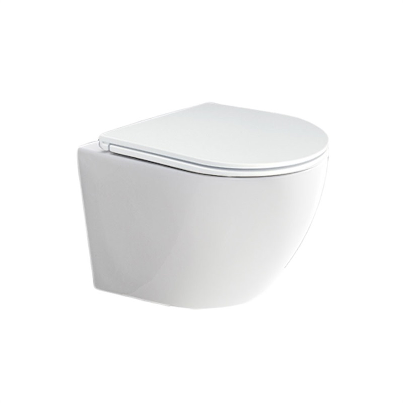 Mereo WC závesné kapotované, RIMLESS, 490x370x360, keramické, vr. sedátka CSS113S VSD82S