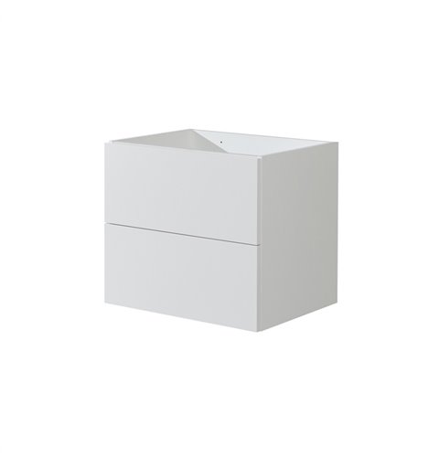 Mereo Aira kúpeľňová skrinka, biela, 2 zásuvky, 610x530x460 mm CN710S
