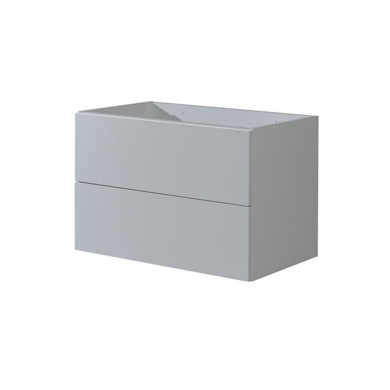 Mereo Aira kúpeľňová skrinka, sivá, 2 zásuvky, 810x530x460 mm CN731S