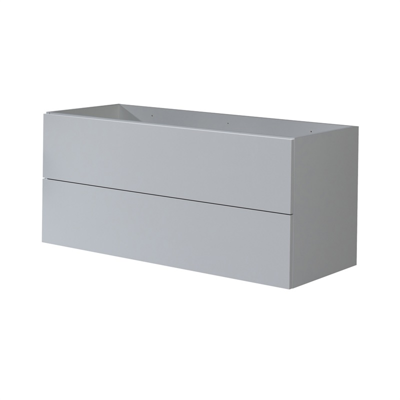 Mereo Aira kúpeľňová skrinka, sivá, 2 zásuvky, 1210x530x460 mm CN733S