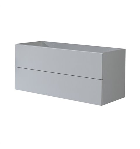 Mereo Aira kúpeľňová skrinka, sivá, 2 zásuvky, 1210x530x460 mm CN733S