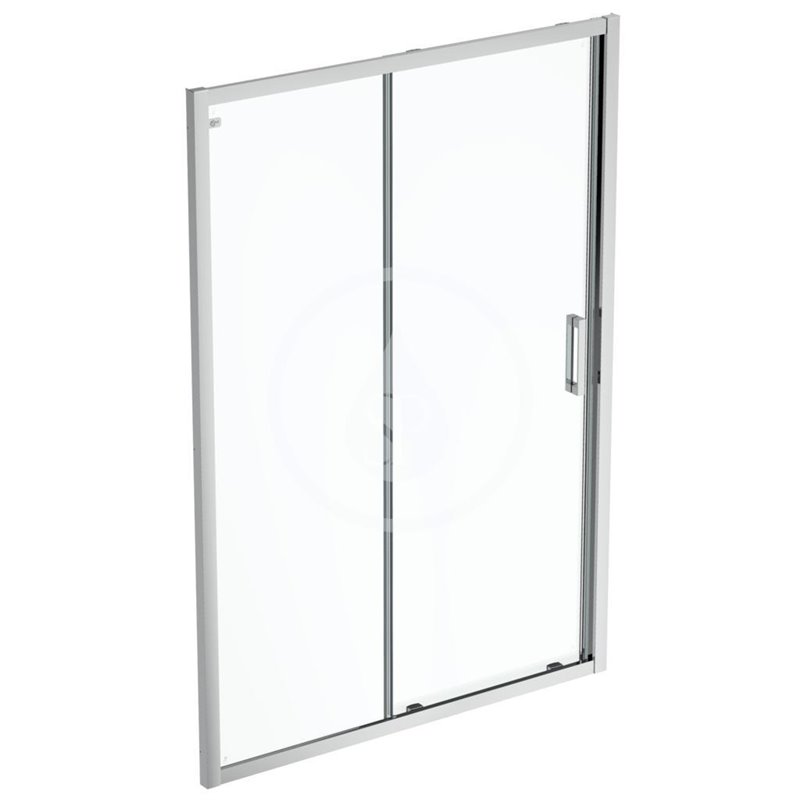 Posuvné sprchové dvere, dvojdielne, 1000 mm, silver bright/číre sklo K9273EO