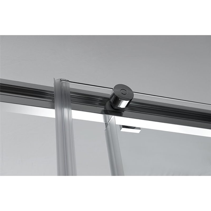 Polysan ALTIS LINE BLACK sprchové dvere  1070-1110mm,  výška 2000mm, sklo 8mm AL3915C