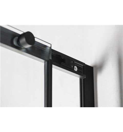 Polysan ALTIS LINE BLACK sprchové dvere  1170-1210mm, výška 2000mm, sklo 8mm AL3012B