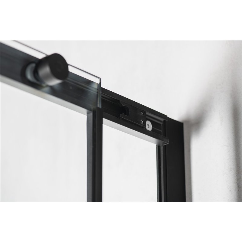 Polysan ALTIS LINE BLACK sprchové dvere  1370-1410mm, výška 2000mm, sklo 8mm AL4112B