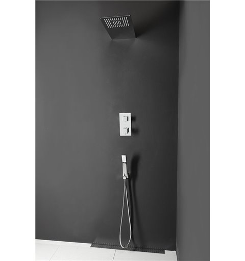 Sapho LATUS podomietkový sprchový set s termostatickou batériou, box, 2 výstupy, chróm 1102-62-21