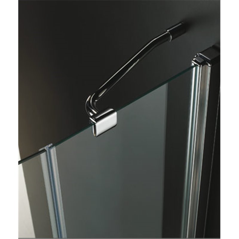 AQUATEK GLASS R14 100 x 80cm sprchový kút obdĺžnikový, profil chróm GLASSR14CH100X8063