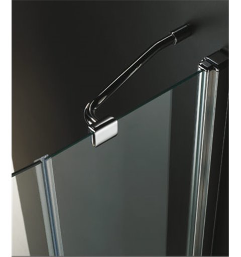AQUATEK GLASS R14 100 x 80cm sprchový kút obdĺžnikový, profil chróm GLASSR14CH100X8063