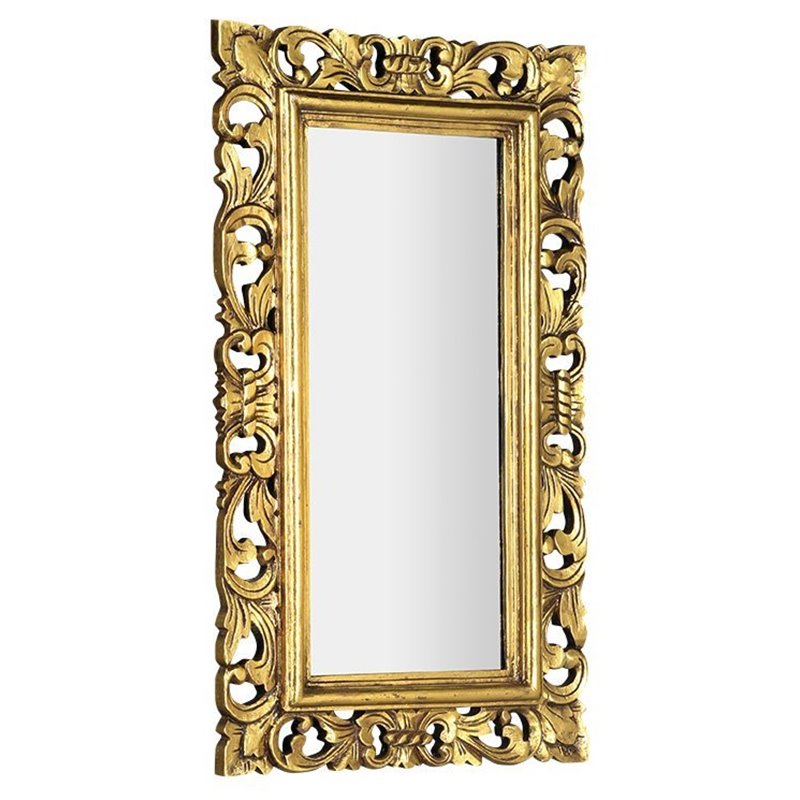 Sapho SAMBLUNG zrkadlo v ráme, 40x70cm, zlatá IN110
