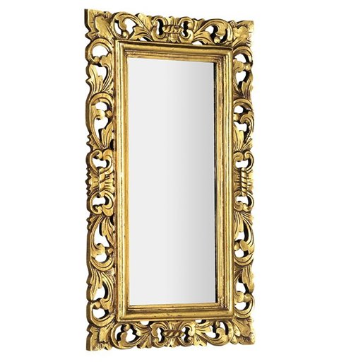 Sapho SAMBLUNG zrkadlo v ráme, 40x70cm, zlatá IN110