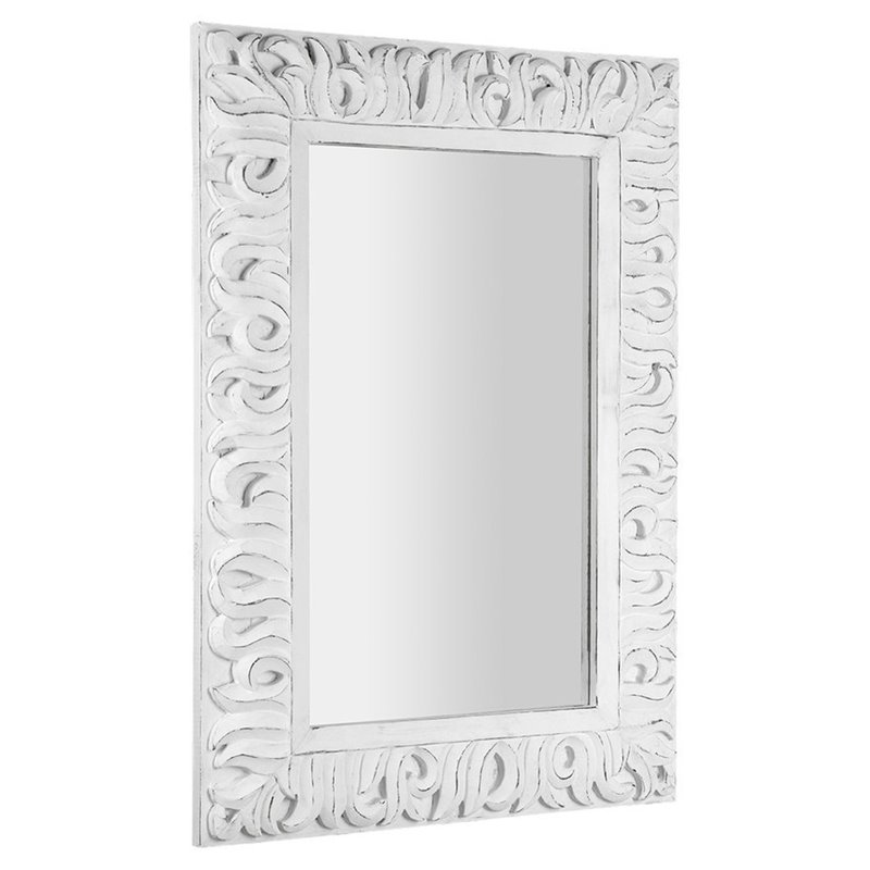 Sapho ZEEGRAS zrkadlo v ráme, 70x100cm, biela Antique IN421