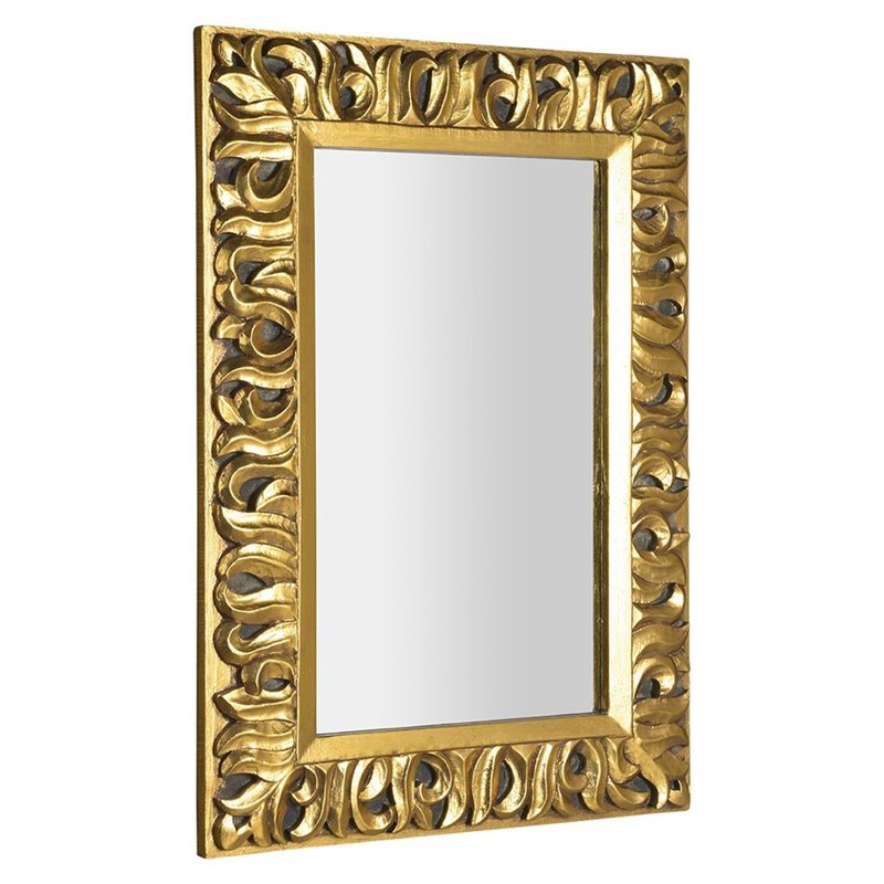 Sapho ZEEGRAS zrkadlo v ráme, 70x100cm, zlatá IN448