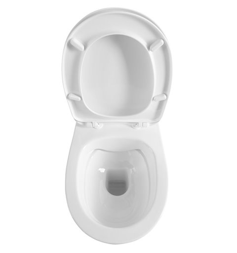 AQUALINE ABSOLUTE WC misa závesná, Rimless, 50x35 cm, biela 10AB02002