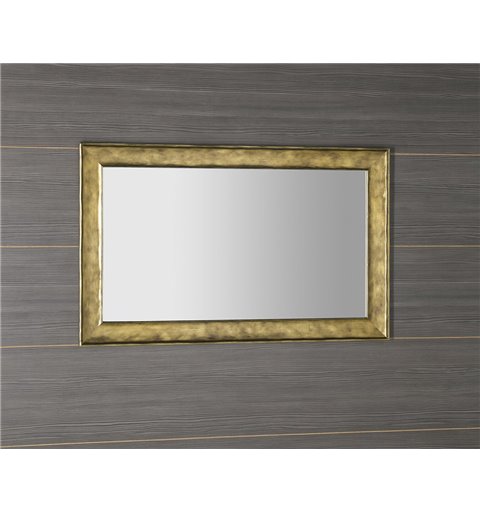 Sapho BERGARA zrkadlo v drevenom ráme 642x1042mm, zlatá NL528