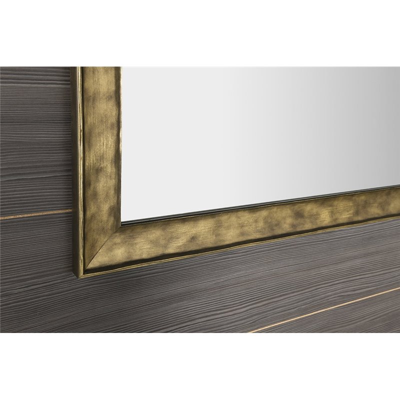 Sapho BERGARA zrkadlo v drevenom ráme 642x1042mm, zlatá NL528