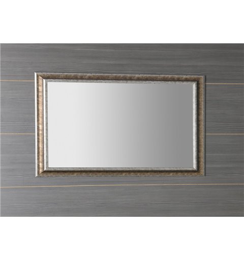Sapho AMBIENTE zrkadlo v drevenom ráme 620x1020mm, bronzová patina NL701