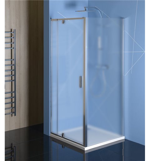 Polysan Easy Line obdĺžniková/štvorcová sprchová zástena pivot dvere 900-1000x900mm L/P,brick sklo EL1738EL3338