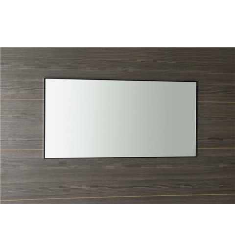 Sapho AROWANA zrkadlo v ráme, 1000x500mm, čierna mat AWB1050