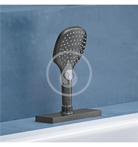 Hansgrohe Raindance Select E - Ručná sprcha 120, 3jet, kefovaný čierny chróm (26520340)