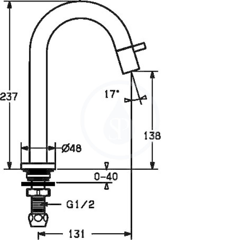 Hansa Nova Style - Umývadlový stojančekový ventil, chróm (50918101)
