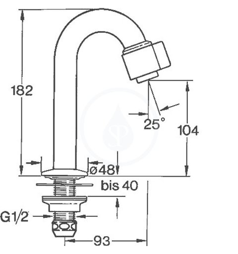 Hansa Nova - Umývadlový stojančekový ventil, chróm (00938101)