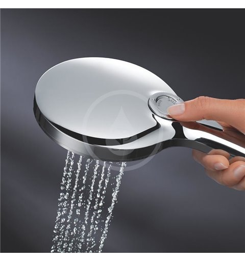 Grohe Rainshower SmartActive - Súprava sprchovej hlavice 130 9,5 l/min, 3 prúdy, držiaku a hadice, chróm (26580000)