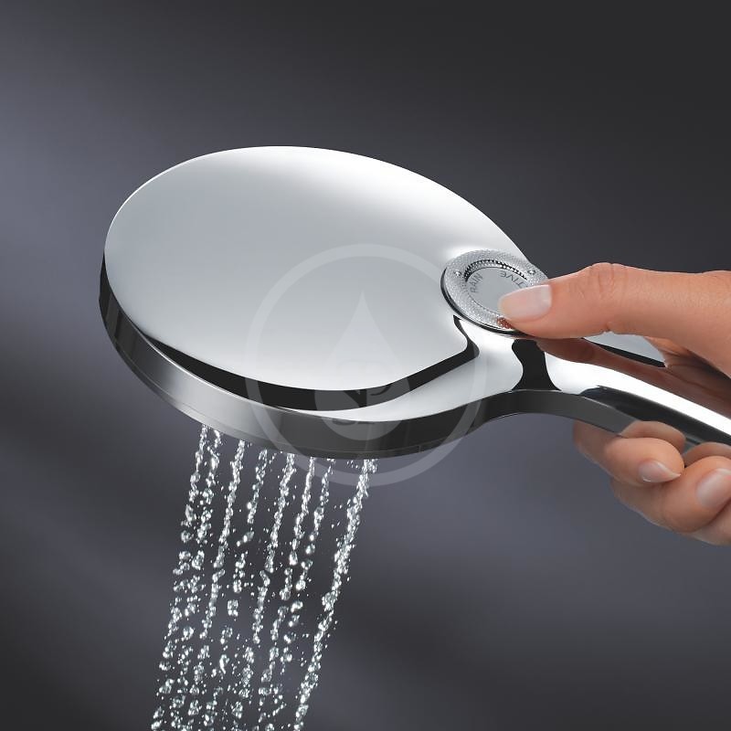 Grohe Rainshower SmartActive - Súprava sprchovej hlavice 130 9,5 l/min, 3 prúdy, držiaku a hadice, chróm (26581000)