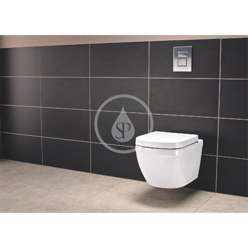 Grohe Euro Ceramic - Závesné WC, rimless, PureGuard, Triple Vortex, alpská biela (3932800H)