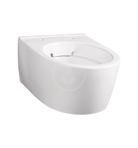 Geberit iCon - Závesné kompaktné WC, Rimfree, s KeraTect, biela (204070600)