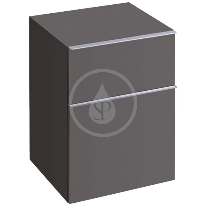 Geberit iCon - Bočná skrinka 450x600 mm, 2 zásuvky, lávová (841046000)