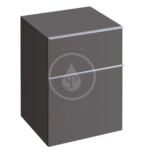 Geberit iCon - Bočná skrinka 450x600 mm, 2 zásuvky, lávová (841046000)