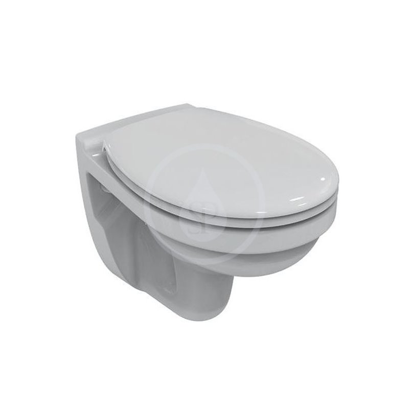 Geberit Kombifix - Súprava na závesné WC + klozet a sedadlo Ideal Standard Quarzo – súprava s tlačidlom Delta50, biele 110.100.0