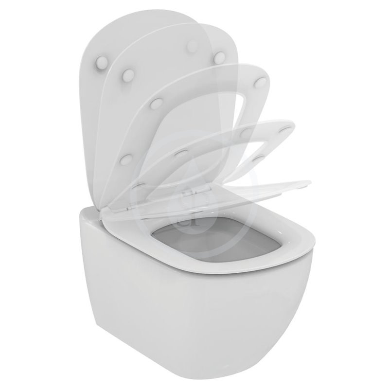 Geberit Kombifix - Súprava na závesné WC + klozet a sedadlo softclose Ideal Standard Tesi – súprava s tlačidlom Sigma30, matný/l