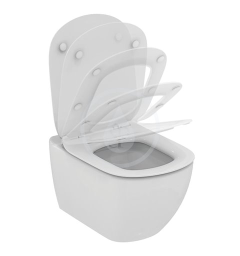 Geberit Kombifix - Súprava na závesné WC + klozet a sedadlo softclose Ideal Standard Tesi – súprava s tlačidlom Sigma01, matný c