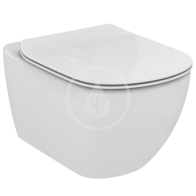 Geberit Kombifix - Súprava na závesné WC + klozet a sedadlo Ideal Standard Tesi – súprava s tlačidlom Sigma50, výplň biela 110.3